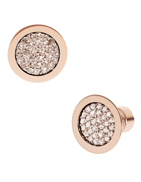 michael kors rose gold earrings beaverbrooks|Beaverbrooks rose gold earrings.